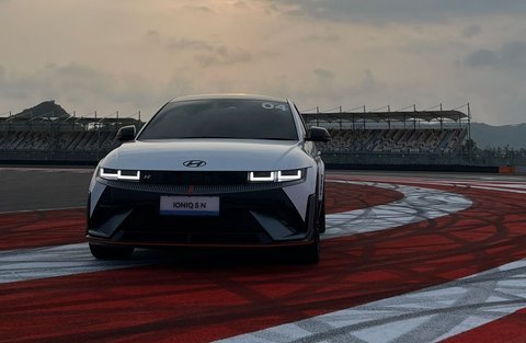 Geber Hyundai Ioniq 5 N di Sirkuit Mandalika, Sukses Berikan Respon Natural