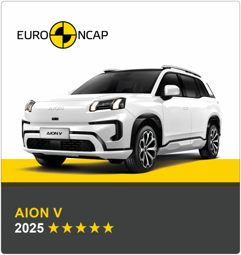 Crash Test SUV Listrik AION V – DAPAT RATING TERTINGGI EURO NCAP 2025