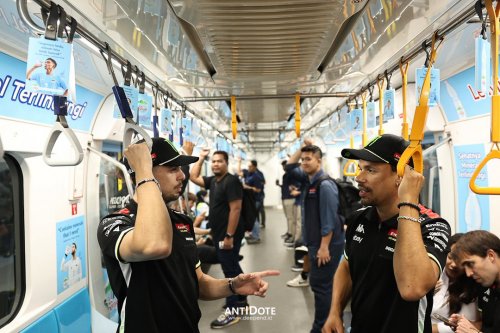 Road to MotoGP Mandalika 2025 Riders VR46 Racing Team – KELILING JAKARTA NAIK BAJAJ DAN MRT