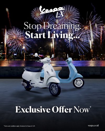 Promo Akhir Tahun Promo Akhir Tahun Piaggio Indonesia – DISKON HINGGA RP 13 JUTA