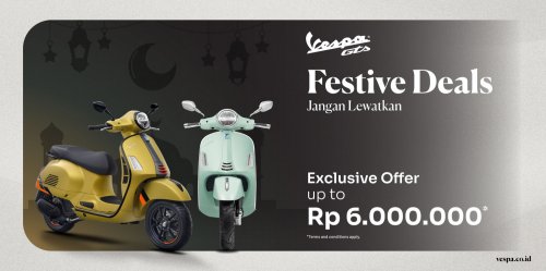 Promo Motor Promo Ramadhan Piaggio Group Brands – DISKON HINGGA RP 12 JUTA