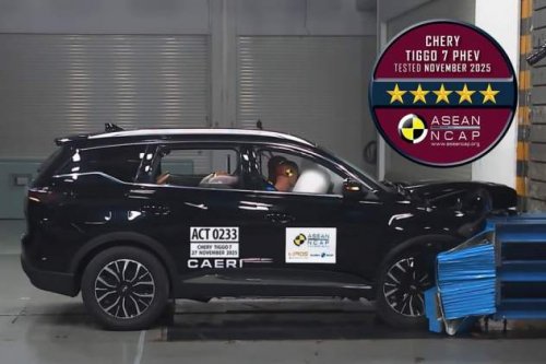 Chery Tiggo 7 PHEV, iCaur V23 secure 5-star ASEAN NCAP safety rating under outgoing 2021-2025 protocol