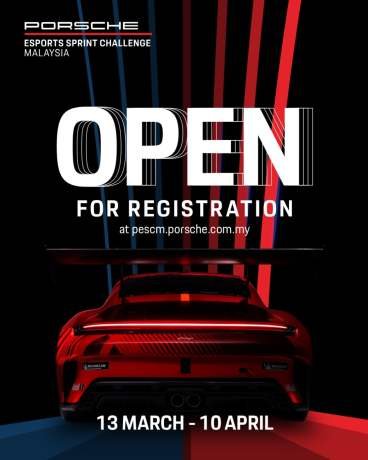 Porsche Esports Sprint Challenge Malaysia 2026 – registrations open, all-female category added this year