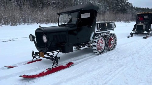 Ford Model T Snowmobiles Were Real, And They Still Exist Today