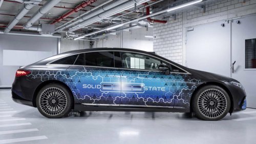 Mercedes's Revolutionary 600-Mile Solid-State EV Prototype Is Officially On The Road