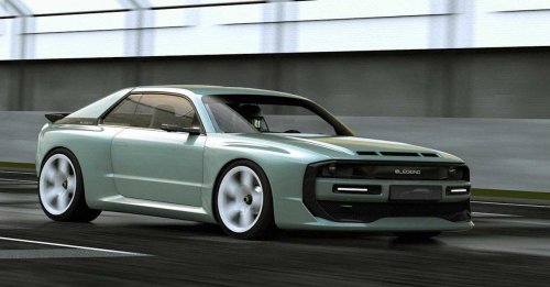 Audi Quattro Digital Render Modern Revival