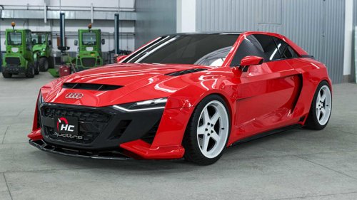 Audi Quattro Digital Render Modern Revival