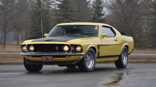 A 1969 Ford Mustang Boss 302 Fastback in Photos