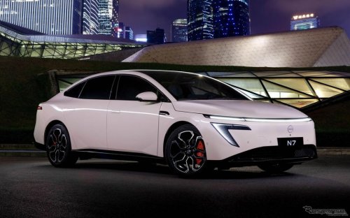 「さすが俺達の日産技術陣！」日産の新型EVセダン『N7』にSNS反応、「カッコ良すぎないか」などデザイン評価