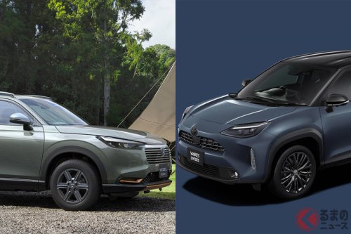「どっちが良いの？」 人気国産「コンパクトSUV」が凄すぎた！ トヨタ・ホンダで悩む… 「ヤリスクロス＆ヴェゼル」の特徴とは
