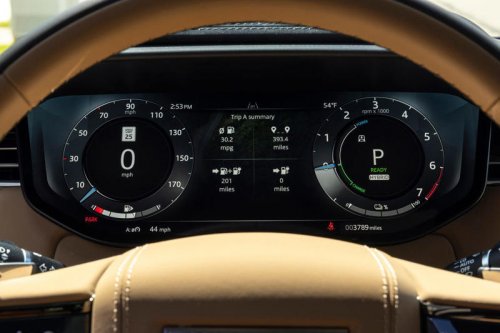 View Interior Photos of the 2025 Land Rover Range Rover Sport PHEV