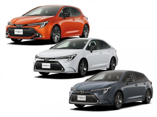 トヨタ カローラ／カローラ ツーリング／カローラ スポーツを一部改良。パワートレーンはハイブリッドのみに！