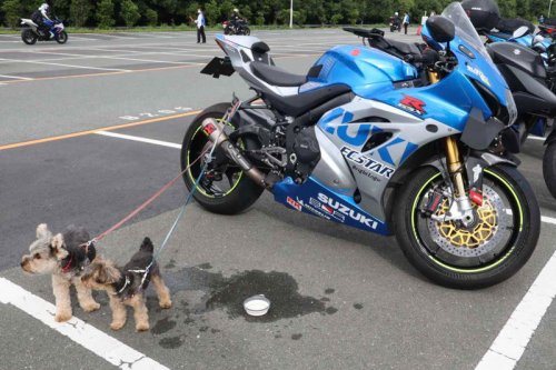 100周年記念カラー『GSX-R1000R』のフロントスポイラーがスゴいことに!? 数々のGSX-Rを乗り継いだオーナー自慢の1台！【SUZUKI HEROES！スズキ乗り突撃インタビューFile／GSX-S/R MEETING 2024編 ①】