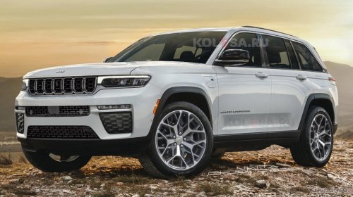 ジープ『グランドチェロキー』新型プレビュー！ グリル新設計、2.0L直4ターボチャージャーを導入か