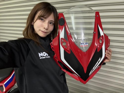 CBR250RRとお別れ｜手放す前に外していた保安部品を装着していきます【葉月美優のバイクライフレポート】