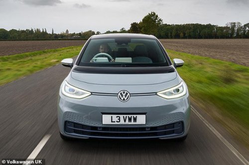 How much battery range has this electric VW lost after 107,000 miles in four years?