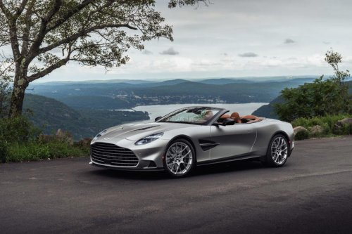 View Exterior Photos of the 2026 Aston Martin Vanquish Volante, the Brand's New Convertible