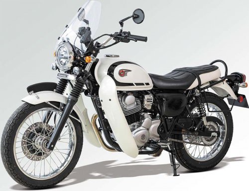 創業67年の老舗キジマが魅せるからよりリアル?! 旧くて新しい！ 昭和感漂うホンダ「GB350」・カワサキ「W230」のカスタム例を見る