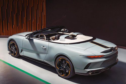 ベントレーが「バトゥール コンバーチブル」を初公開。史上最強のW12を搭載したカスタムメイドのオープンモデル