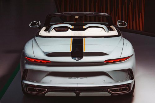 ベントレーが「バトゥール コンバーチブル」を初公開。史上最強のW12を搭載したカスタムメイドのオープンモデル