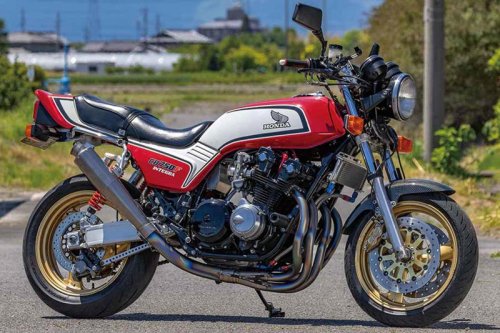 安田商会 CB750F インテグラ（ホンダ CB750F インテグラ）10年前に17インチ化して乗り続けてきた上で新しい試みも【Heritage&amp;Legends】