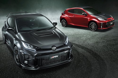 【スクープ】トヨタ「GRMNカローラ」初公開…カーボン装備と2シーター仕様で500台限定