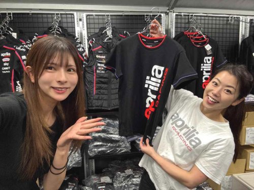 MotoGP日本グランプリはアプリリアブースでお待ちしています！【葉月美優のバイクライフレポート】