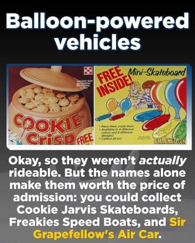 14 Awesome Cereal Prizes from Back When We Did That