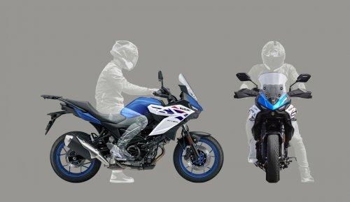 新型『SV-7GX』は足つき良好なだけじゃない！ 空力も前後サスペンションもタンク容量も装備もロングツーリングに本気だ！【スズキのバイク！ の新車ニュース／EICMA2025】