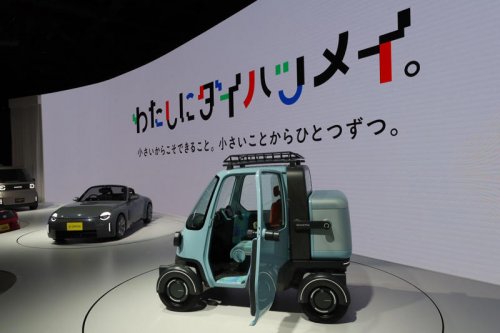 ダイハツは次期「コペン」の方向性を示すコンセプトカー「K-OPEN（コペン）」を展示【ジャパンモビリティショー2025】