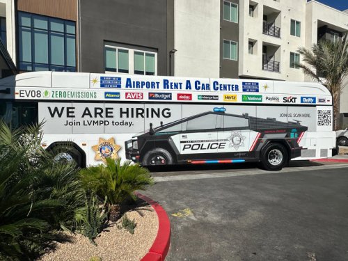 Las Vegas police unveil new Cybertruck fleet