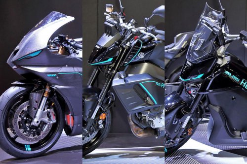 ヤマハの黒い三連星? 電動バイク3車種の詳細を実物で確認