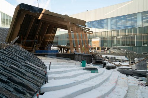 Inside Ford Motor's new world headquarters are nods to the past and cues to the future