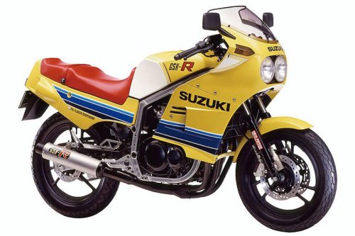 スズキ「GSX-R（GK71B）」（1984年）｜新開発エンジンとアルミフレームで未踏の軽さを実現