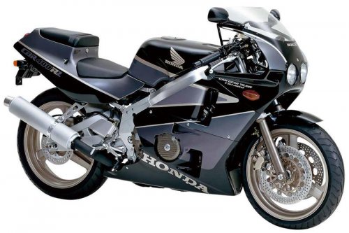ホンダ「CBR400RR（NC23）」（1988年）｜エアロボディのCBR400R/NC23を元に車体を主に改良しRRを初めて名乗ったレプリカ