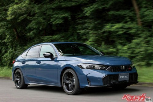 マニュアルじゃないRSってどうよ! これが本命? プレリュードに続くS＋Shiftを搭載したシビックe:HEV RSが2026年後半に発売?