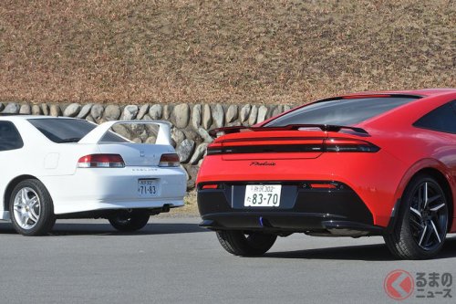 ホンダ「新型プレリュード」の“エアロ仕様”に注目!「5代目から6代目」でどう変わった?「24年分の進化」は“常用速度”で効果抜群?走りを“レベルアップ”するアクセサリーを検証!