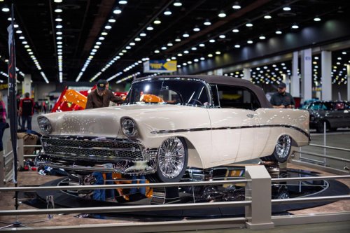 Elegant Lady, a ’56 Chevy Bel Air convertible, wins 2026 Ridler Award