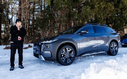 スバルの得意なツーリングワゴンがBEVになった!「トレイルシーカー」プロトタイプを雪道で試す