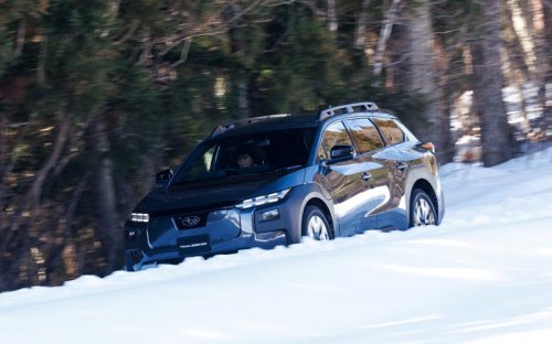 スバルの得意なツーリングワゴンがBEVになった!「トレイルシーカー」プロトタイプを雪道で試す