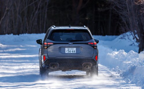 スバル「フォレスター」のターボとストロングハイブリッドを雪上で味わう