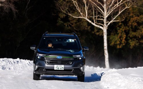 スバル「フォレスター」のターボとストロングハイブリッドを雪上で味わう