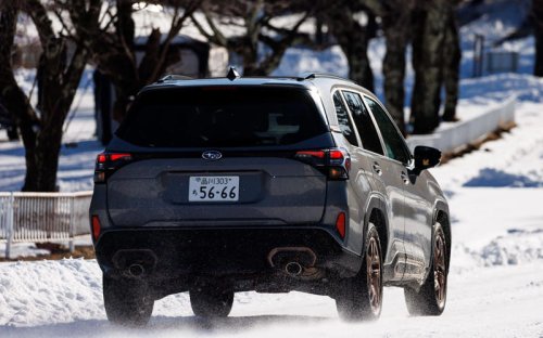 スバル「フォレスター」のターボとストロングハイブリッドを雪上で味わう