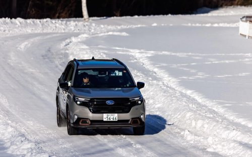 スバル「フォレスター」のターボとストロングハイブリッドを雪上で味わう