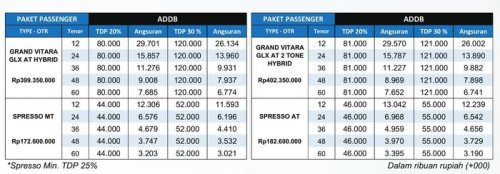 Lengkap,  Ini DP dan Angsuran Seluruh Model Suzuki di GIIAS 2025