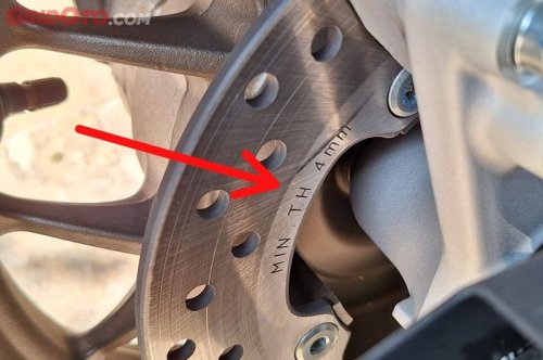 Baru Tahu, Ternyata Ini Arti Tulisan MIN TH Pada Cakram Motor