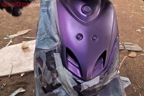 Cara Ngecat Ulang Body Motor Tanpa Perlu di Lepas, Kuncinya di sini