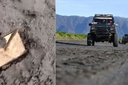 Satu Jip Jadi Korban, Ranjau Paku Berceceran di Lautan Pasir Gunung Bromo