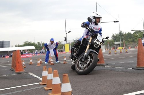 Astra Honda Safety Riding Competition 2025 Usai, Jagoan Safety Riding Diuji Pol-polan
