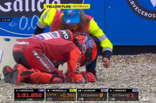 Parahnya Crash Marc Marquez di Practice MotoGP Belanda 2025, Mati Rasa Sampai Sulit Bernapas